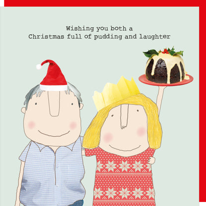 Rosie Made A Thing Wishing You Both Christmas Card Greeting Card