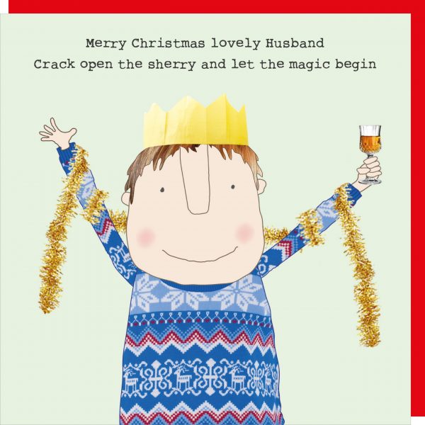 Rosie Made A Thing Lovely Husband Christmas Greeting Card
