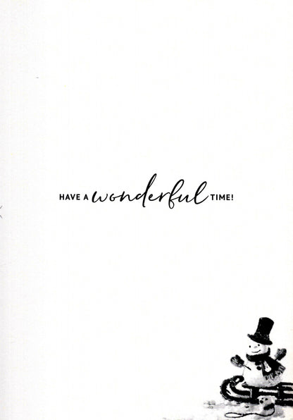 Personalised Georgia Singing Musical Christmas Card