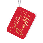 To an Amazing Daughter Red Tag