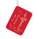 To an Amazing Grandson Red Tag