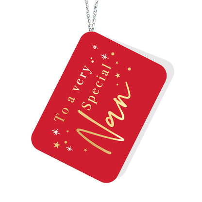 Nan Christmas Card 3D Angel Pop Up Christmas Card