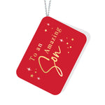 To an Amazing Son Red Tag