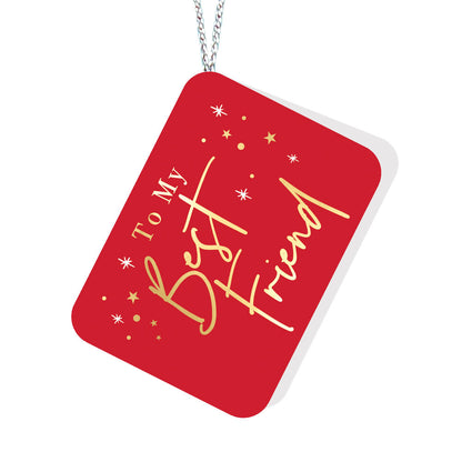 Best Friend Christmas Card 3D Angel Pop Up Christmas Card