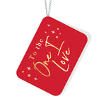 To the One I Love Red Tag