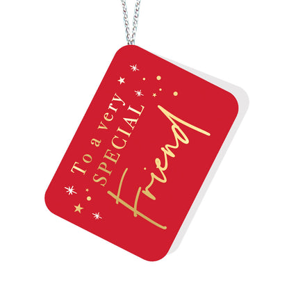 Special Friend Christmas Card 3D Xmas Tree Pop Up Christmas Card