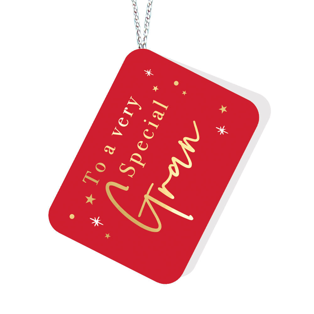 Gran Christmas Card 3D Xmas Tree Pop Up Christmas Card