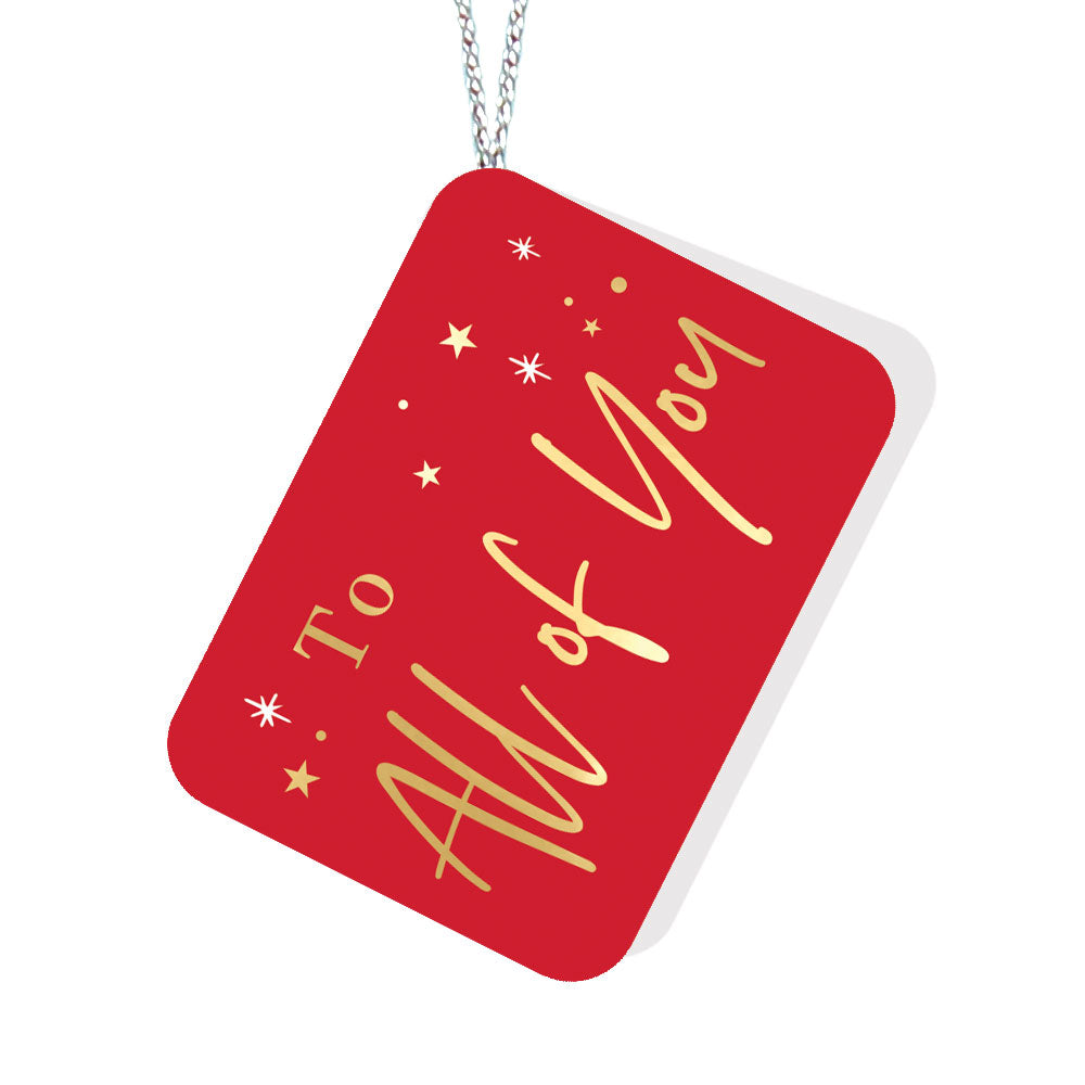 To All Of You Christmas Card 3D Festive Bouquet Pop Up Christmas Card