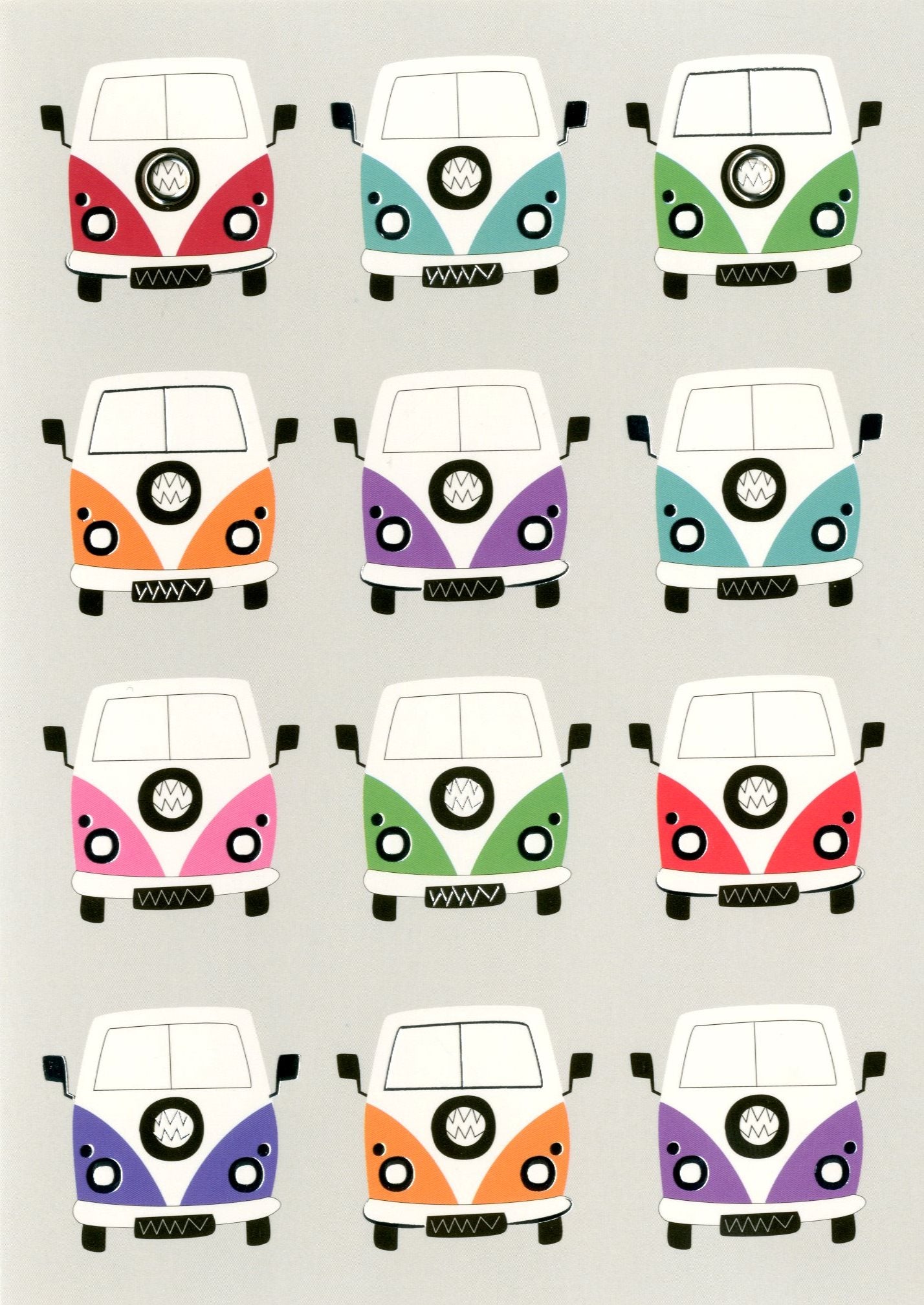 Camper Vans Any Occasion Greeting Card