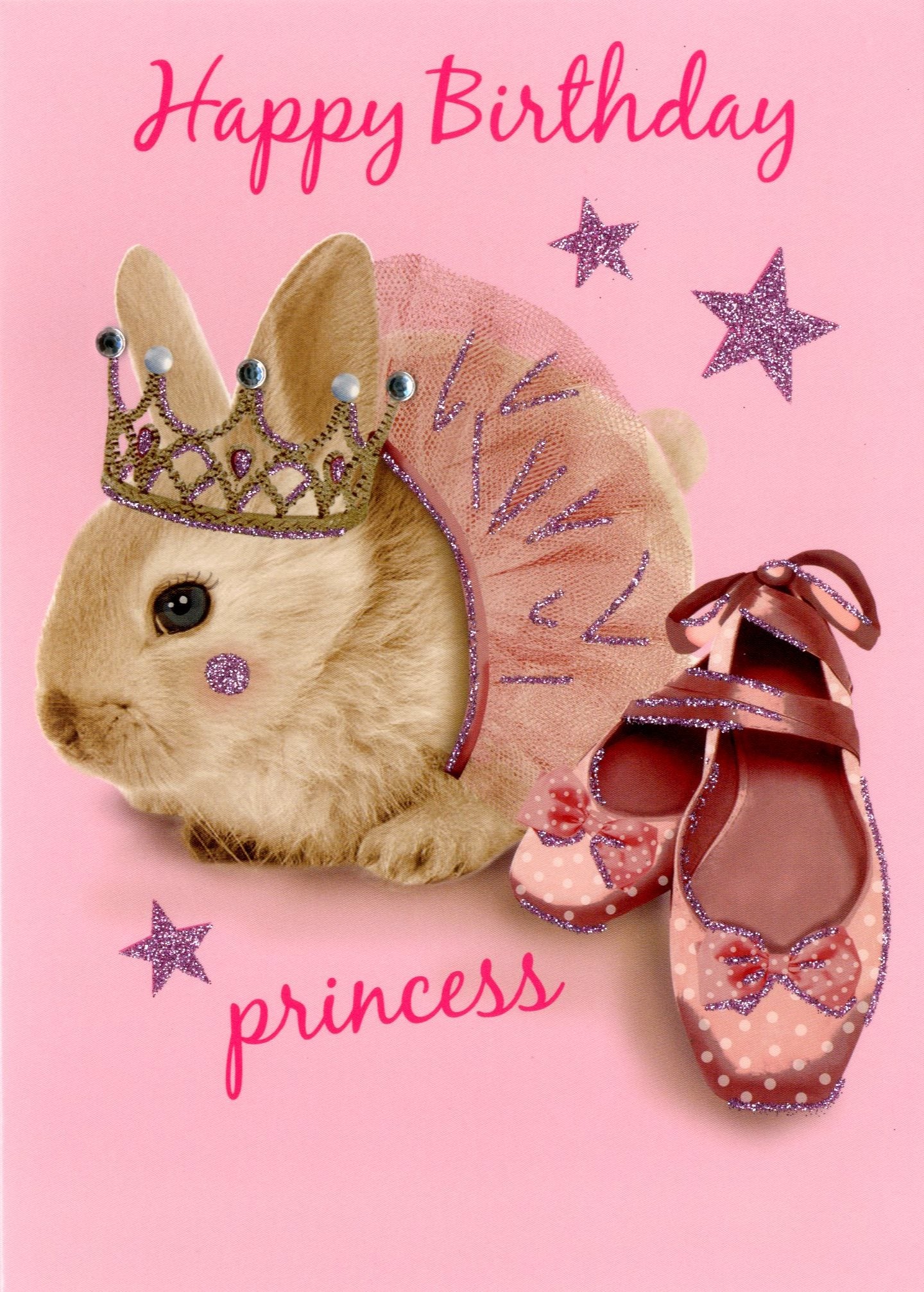 Happy Birthday Princess Birthday Greeting Card