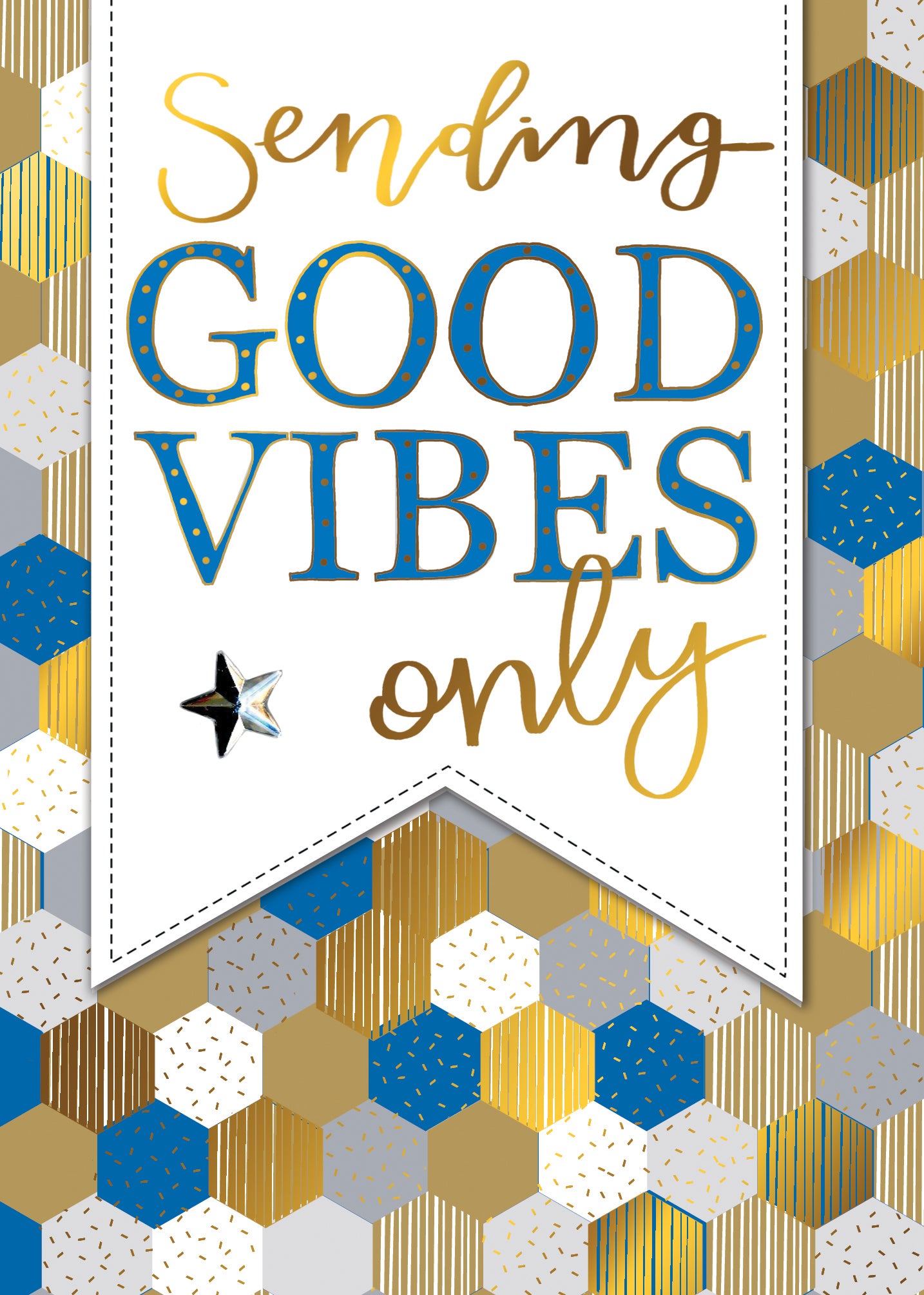 Sending Good Vibes Any Occasion Greeting Card