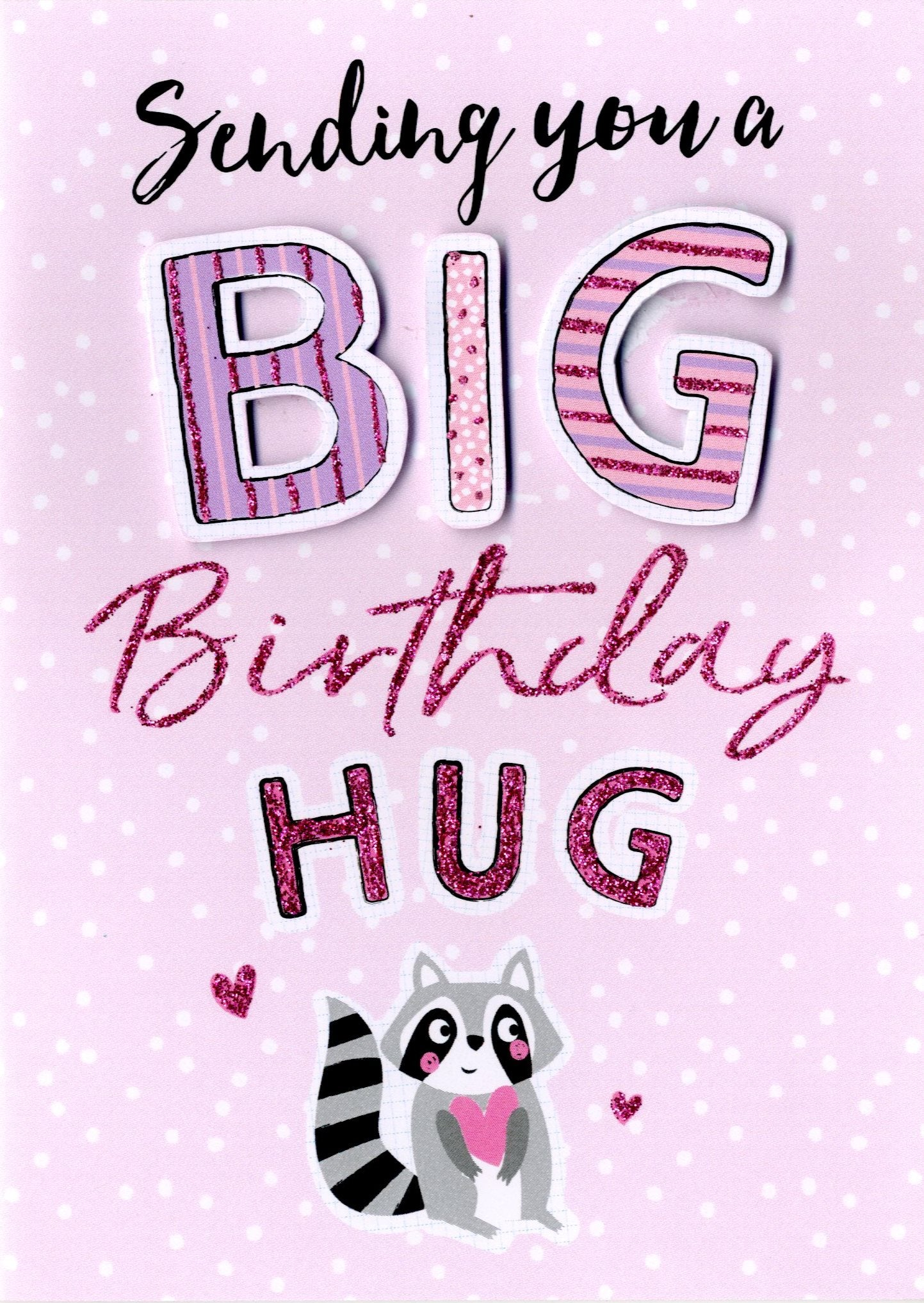 Big Birthday Hug Birthday Greeting Card