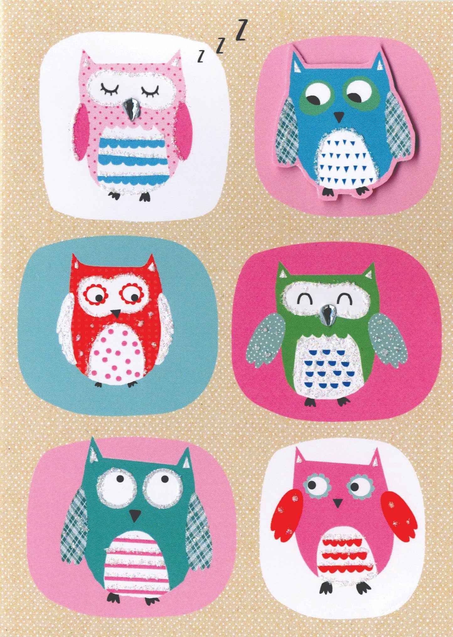 Cute Owls Any Occasion Greeting Card