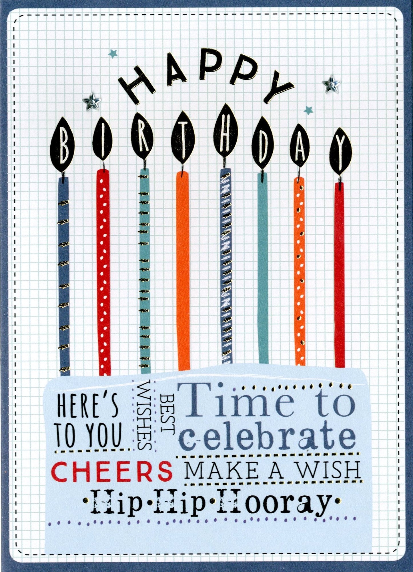 Time To Celebrate Happy Birthday Greeting Card