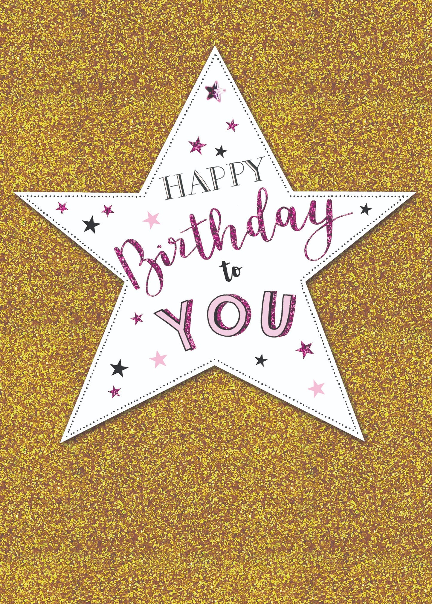 Big Star Happy Birthday Greeting Card