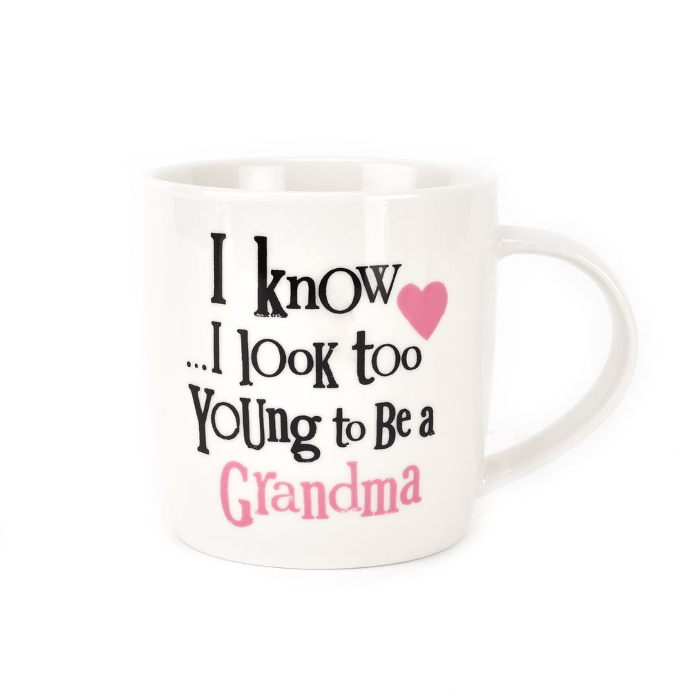 The Bright Side I Look Too Young To Be A Grandma Mug In A Gift Box