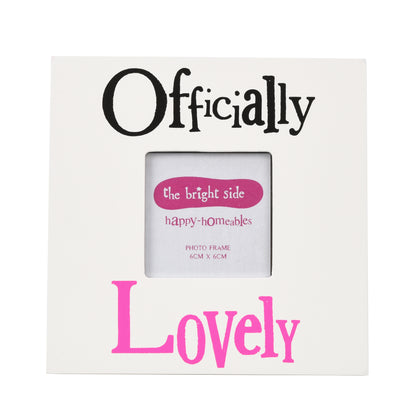 The Bright Side Officially Lovely Freestanding Photo Frame Gift