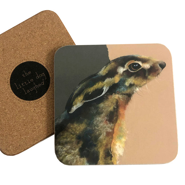 Daisy Hare Artistic Hare Collection Coaster Little Dog Laughed