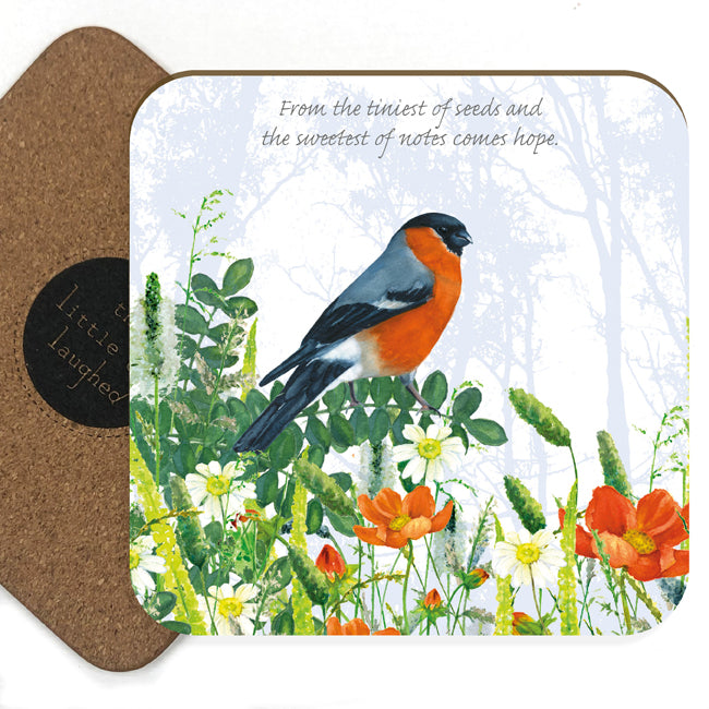 Bullfinch The Sweetest Notes Comes Hope Tuppence A Bag Coaster