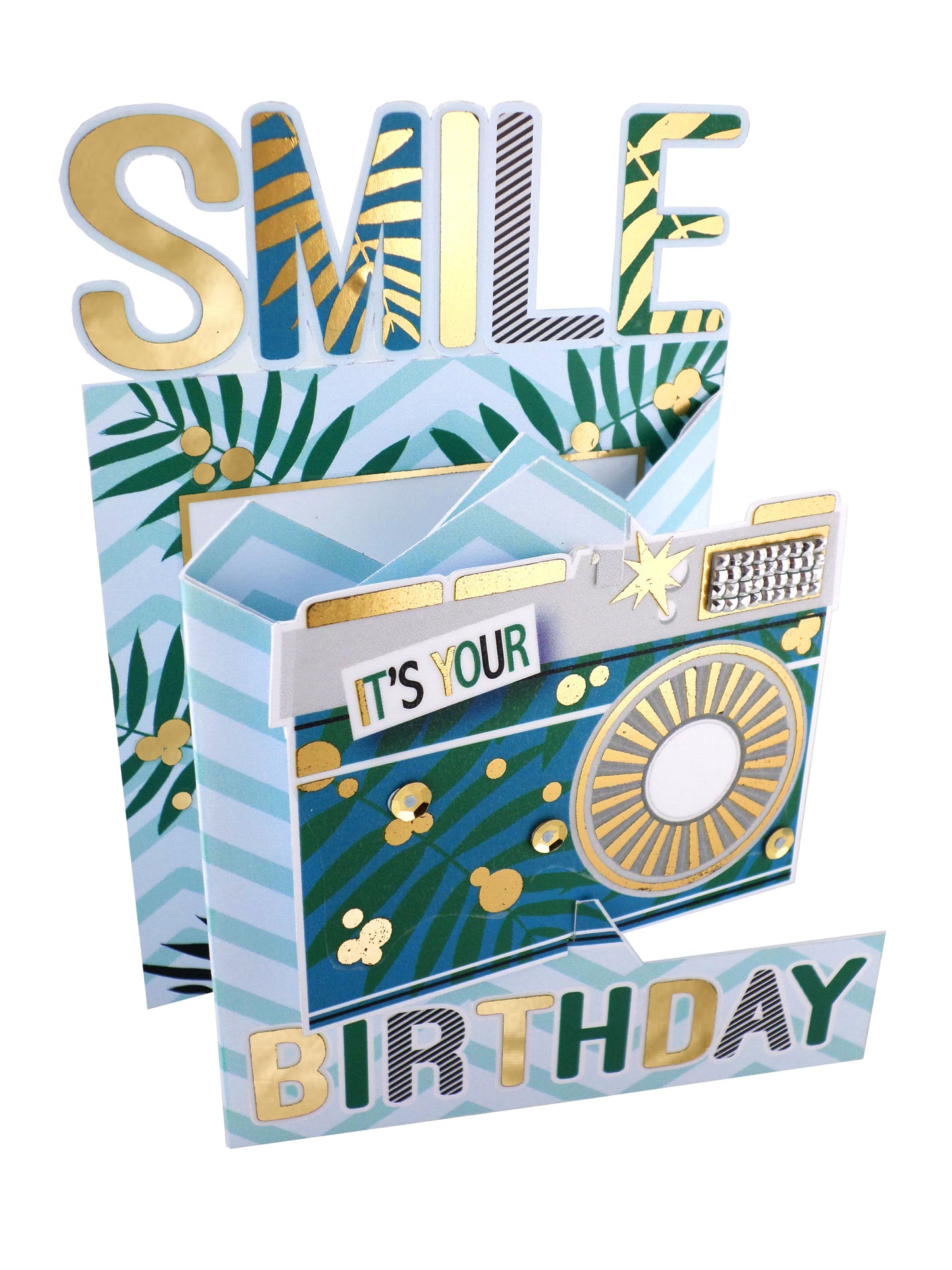 Smile It's Your Birthday 3D Cutting Edge Birthday Card