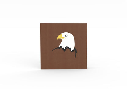 Bald Eagle Laser Cut Pop Up Greeting Card