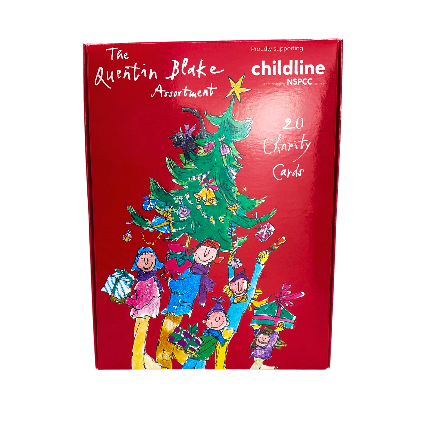 Quentin Blake Box Of 20 Assorted Childline Charity Christmas Cards
