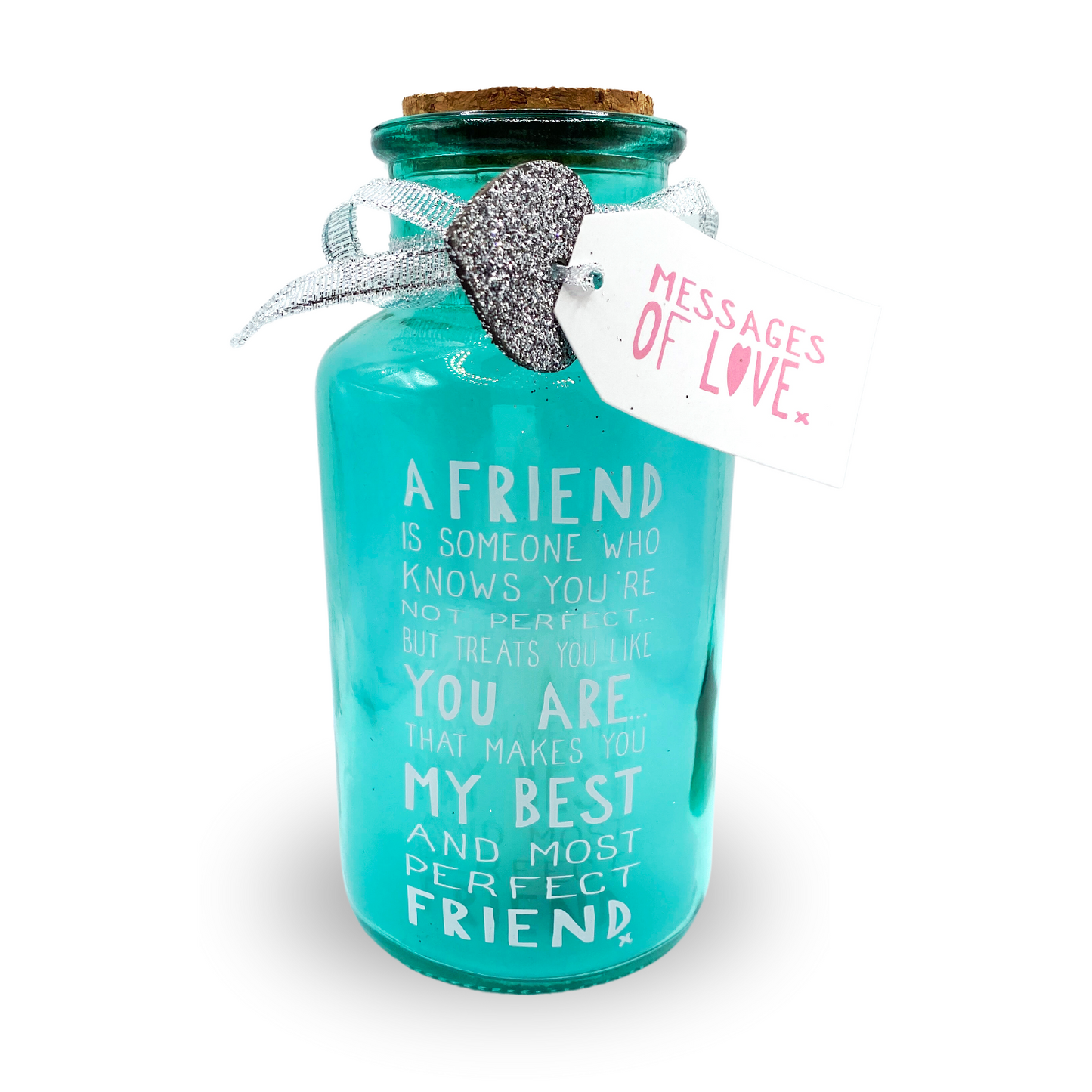 Perfect Friend Light Up Jar Messages Of Love Gift Range