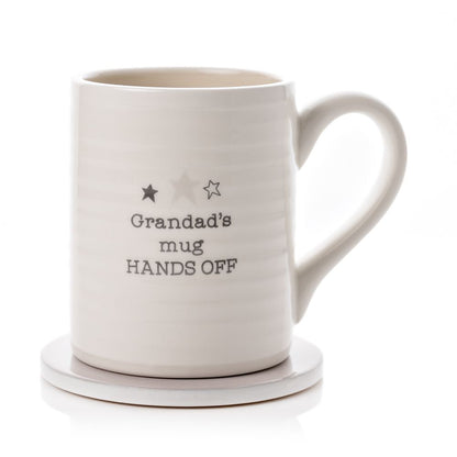 Grandad's Mug Gift Set Mug & Coaster In A Gift Box