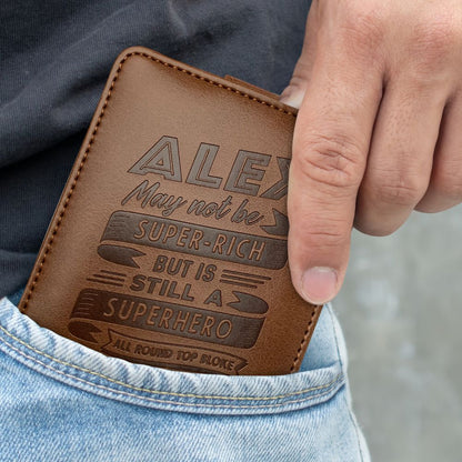 I Was Going To Be Rich But I Became A Carpenter RFID Card Wallet