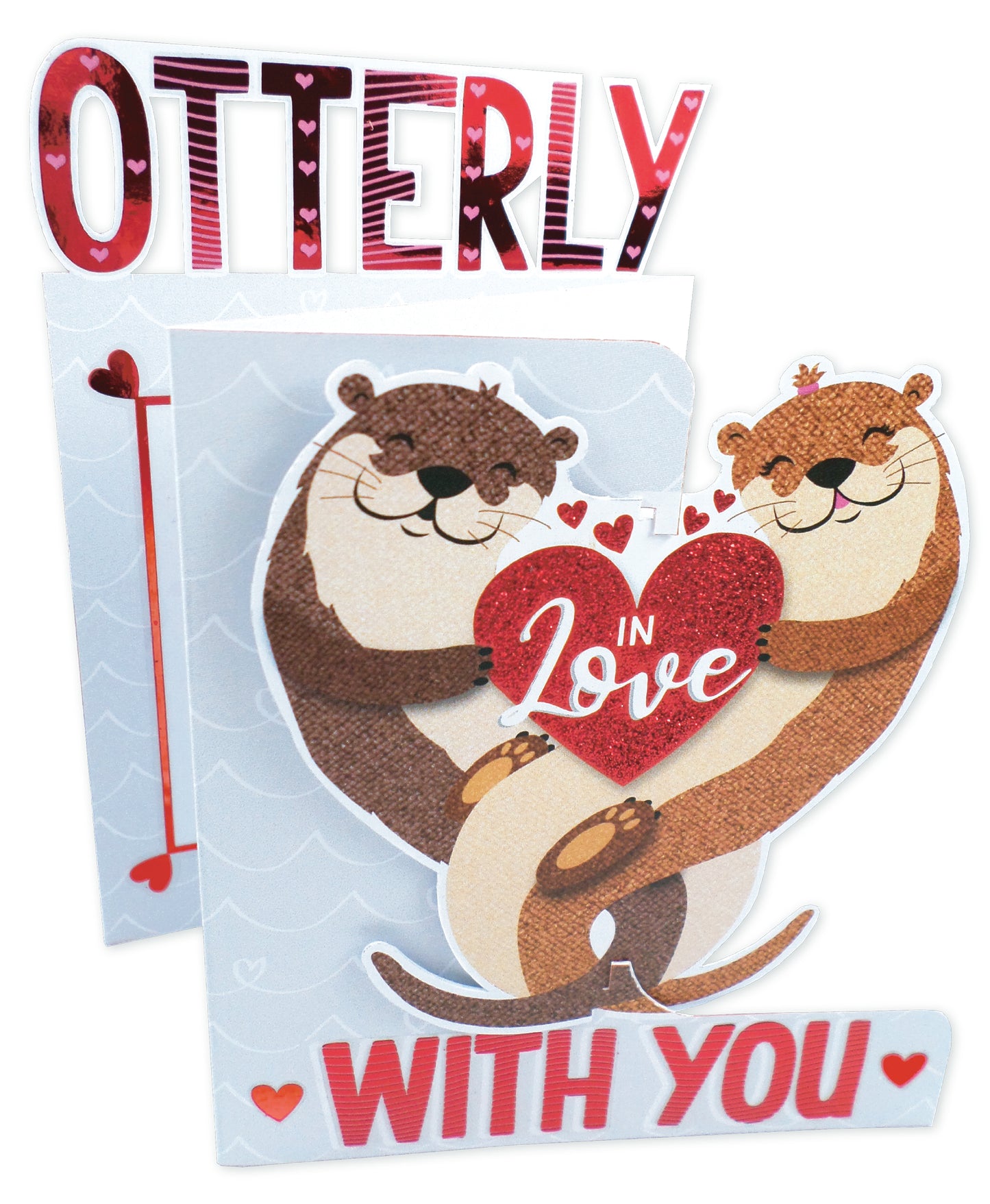 Otterly In Love With You Valentine's Day Card