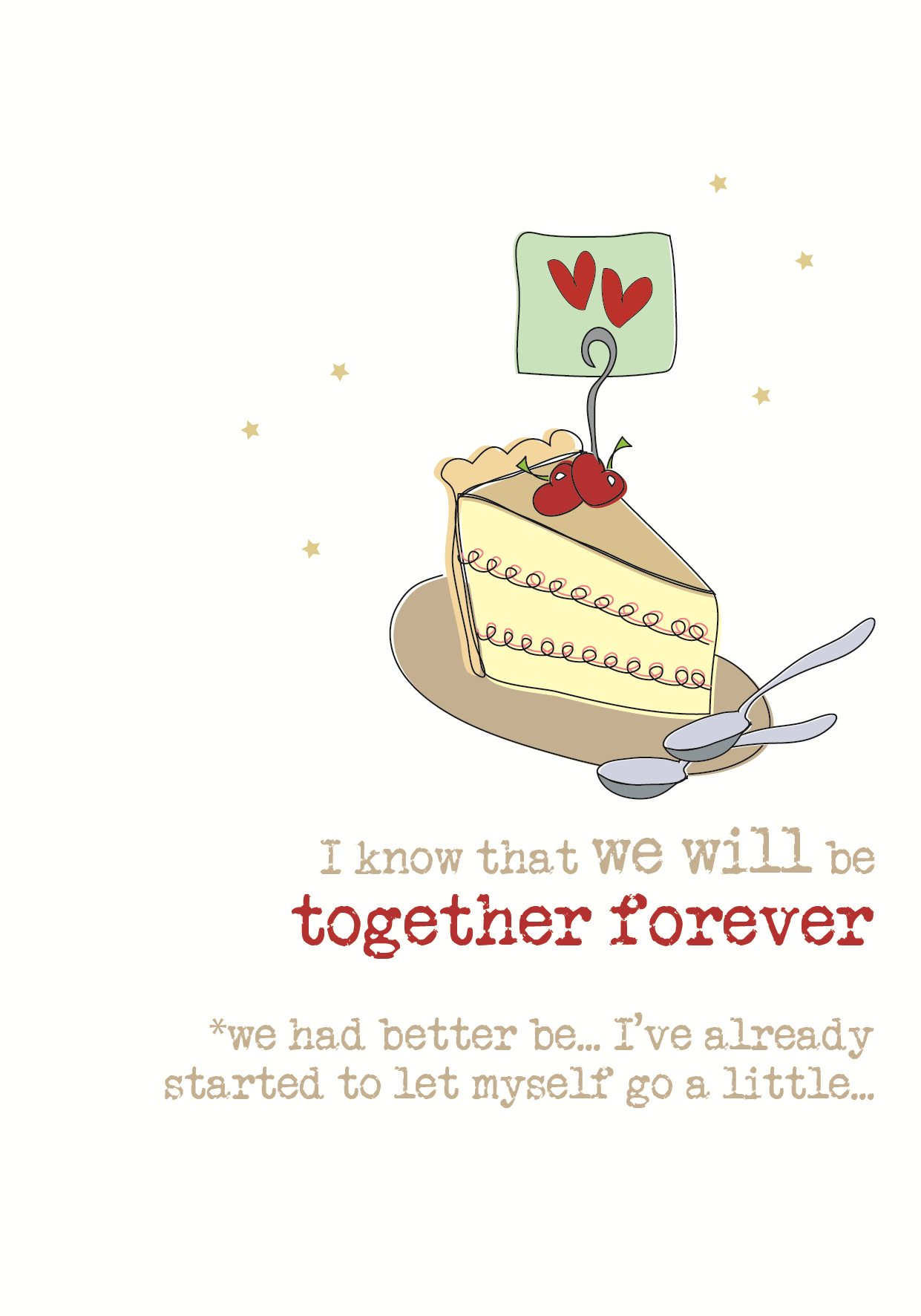 Happy Anniversary To Us Sparkle Finished Greeting Card