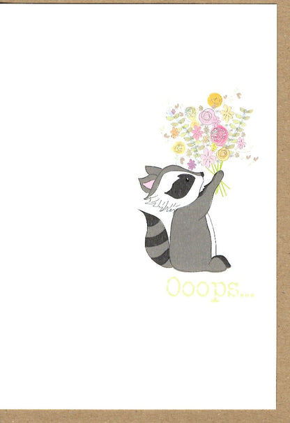 Ooops... Sparkle Finished Greeting Card