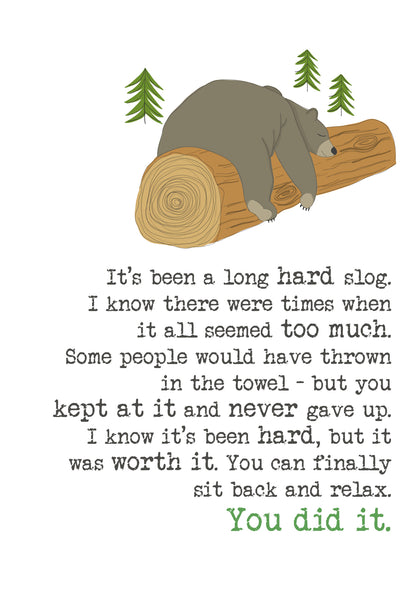 You Did It Sparkle Finished Greeting Card