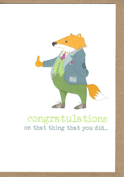 Congratulations Sparkle Finished Greeting Card