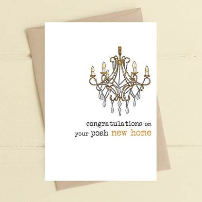 Congratulations On Your Posh New Home Greeting Card