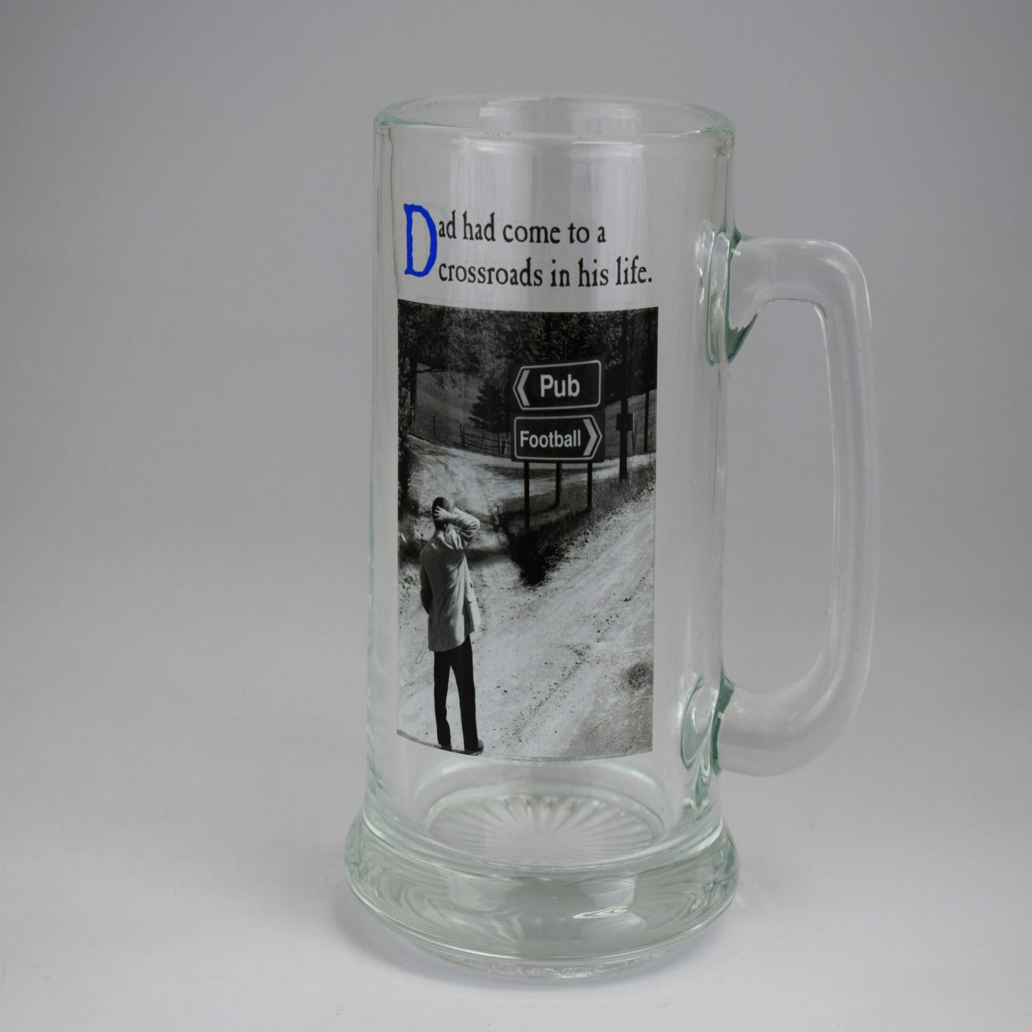 Emotional Rescue Dad Crossroads Tankard Glass In Gift Box